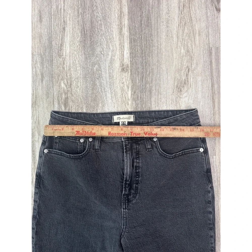 Madewell The Curvy Perfect Vintage Jean 29 Faded Black High Rise Tapered Denim